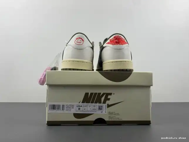 TRAVIS 1 OLIVE OG MEDIUM JORDAN DM7866-200 LOW SCOTT AIR X 0507